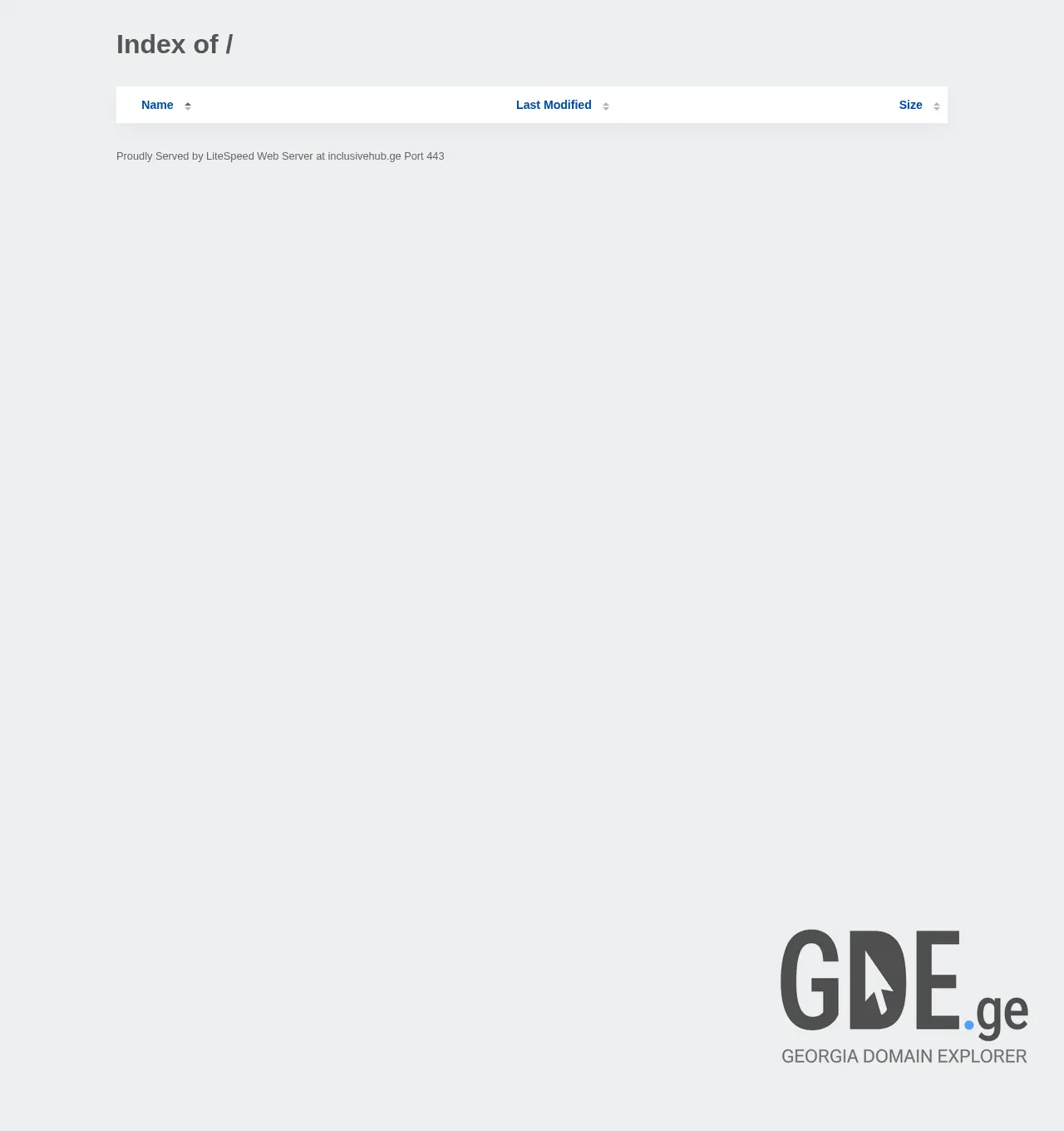 Screenshot of the site inclusivehub.ge at 2026-06-03