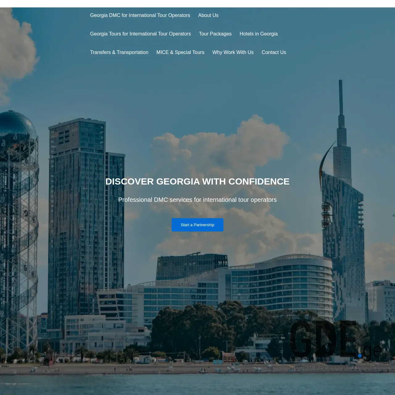 Screenshot of the site intertrips.ge at 2026-03-26