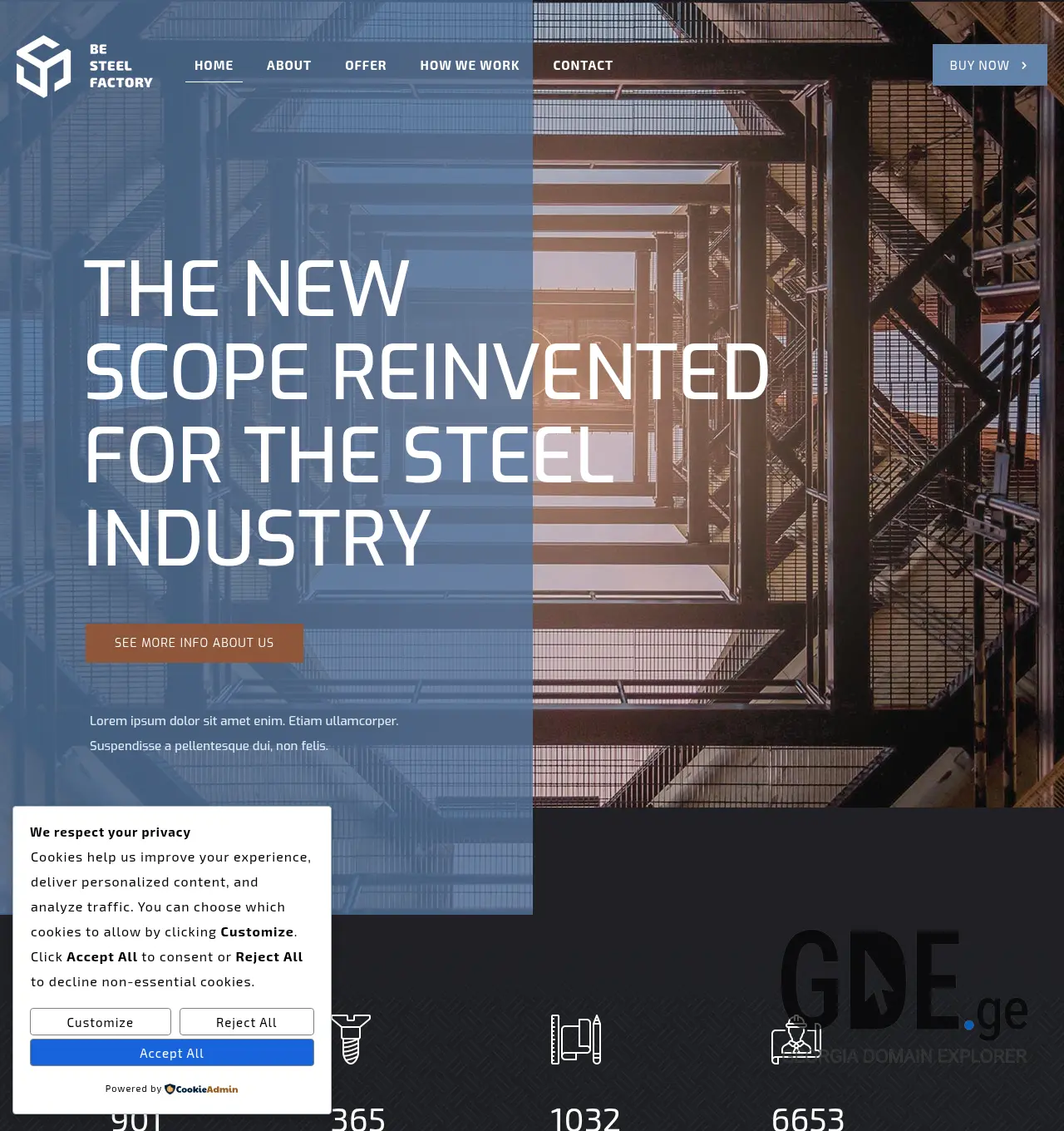Screenshot of the site ironlab.ge at 2026-06-02