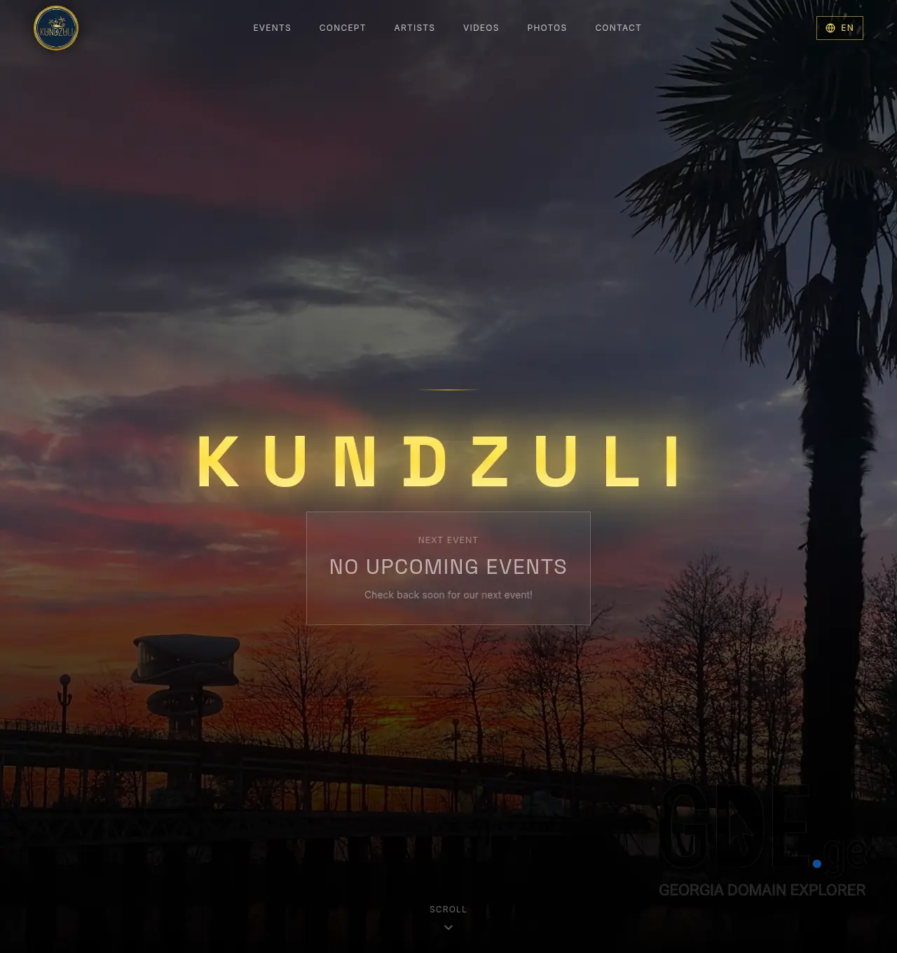 Screenshot of the site islandkundzuli.ge at 2026-05-23