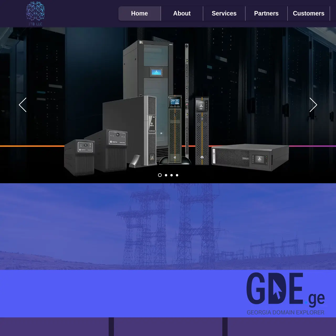 Screenshot of the site itb.ge at 2026-03-01