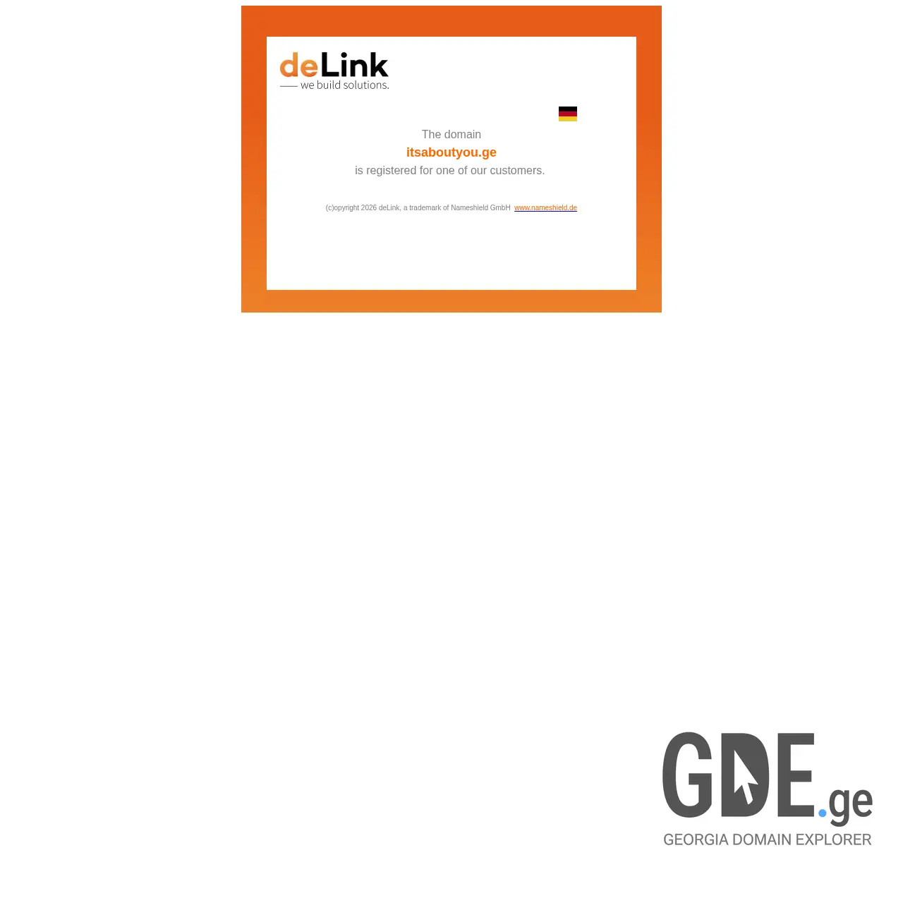 Screenshot of the site itsaboutyou.ge at 2026-03-28