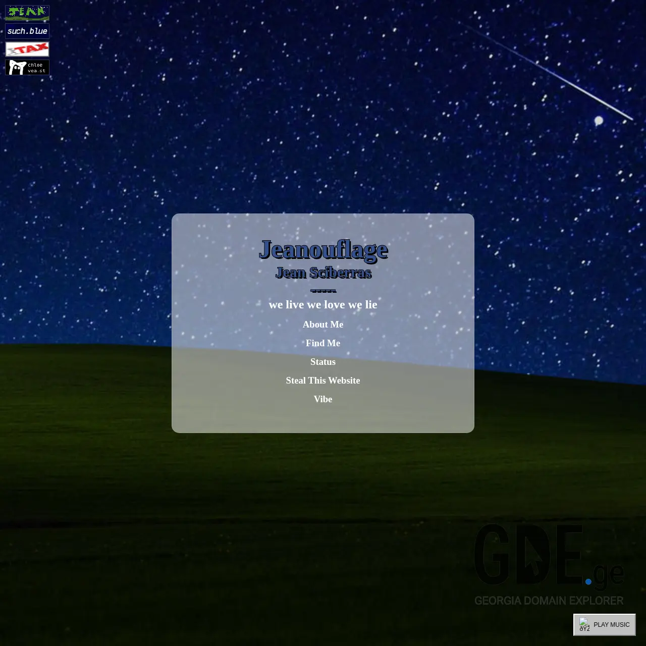 Screenshot of the site jeanoufla.ge at 2026-03-04