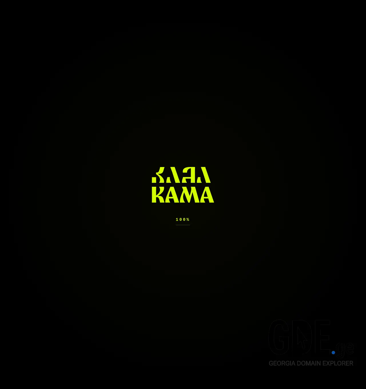 Screenshot of the site kamabar.ge at 2026-04-18