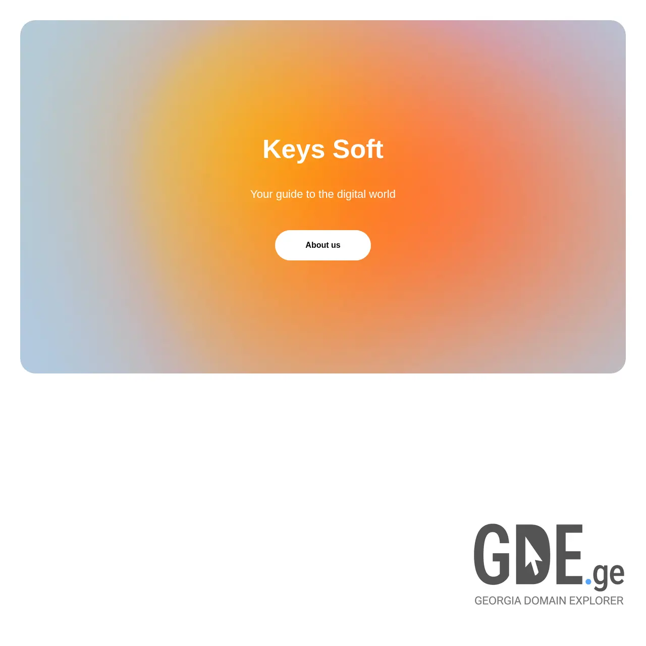 Screenshot of the site keyssoft.ge at 2026-03-24