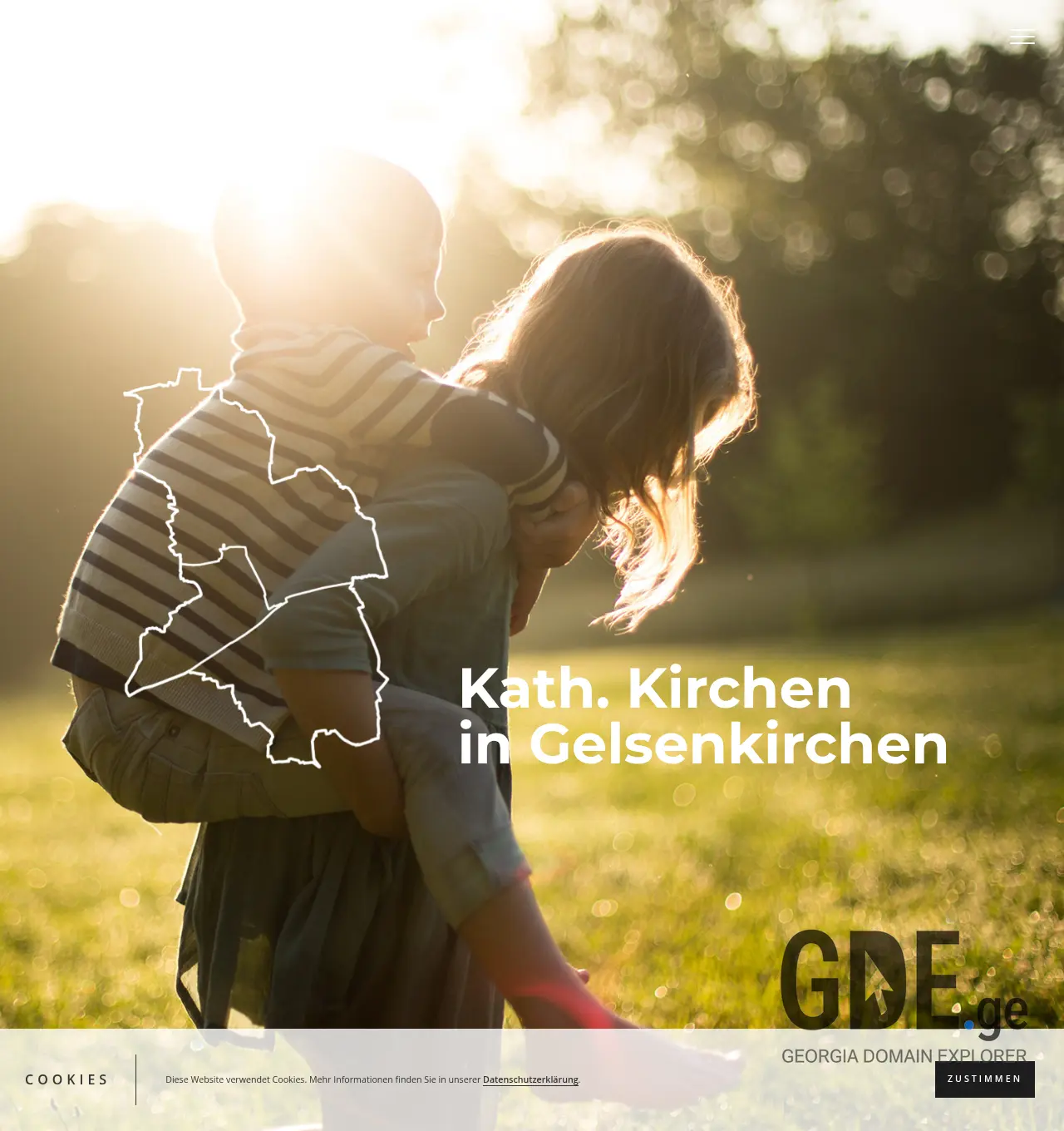 Screenshot of the site kirche.ge at 2026-05-29