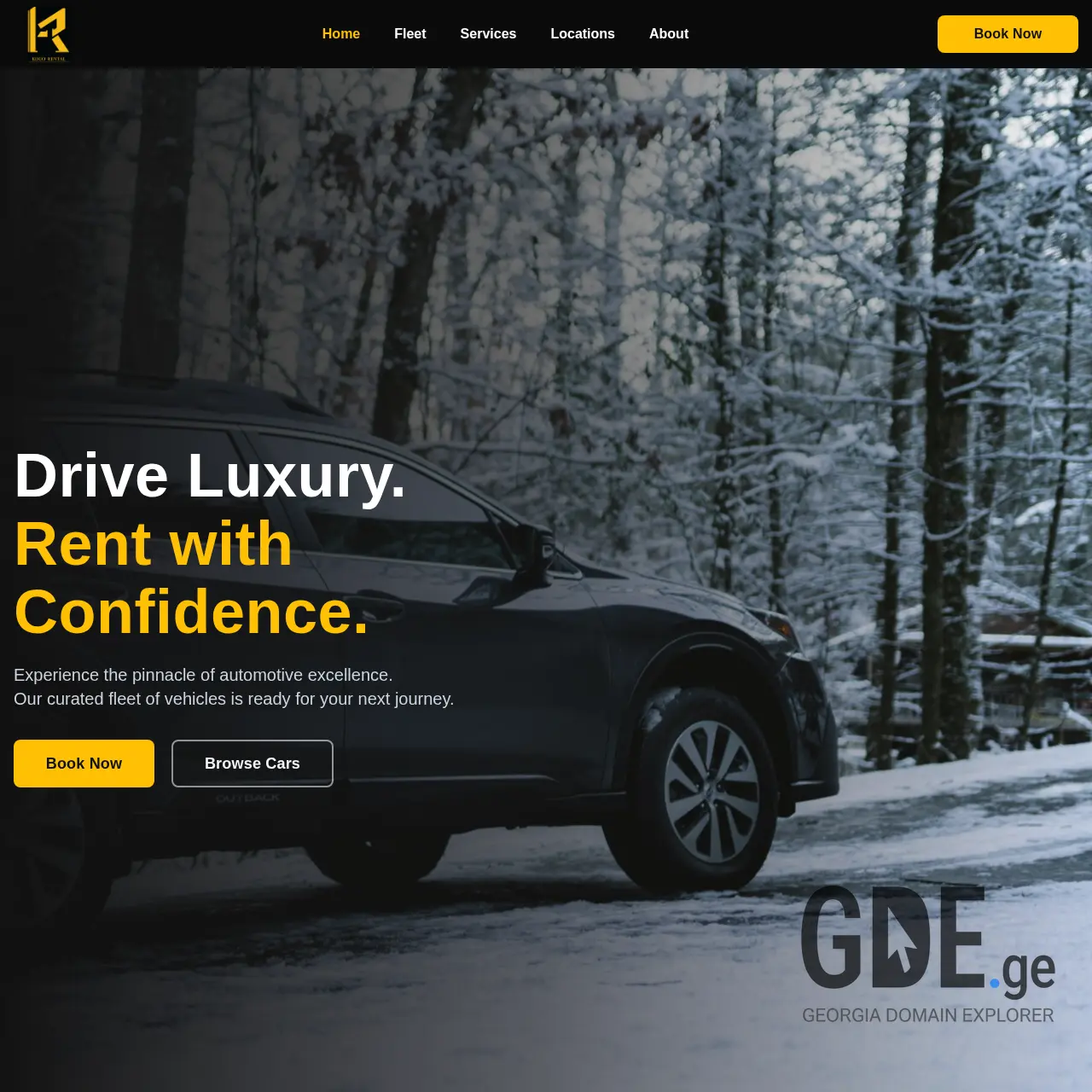 Screenshot of the site kogorental.ge at 2026-03-19