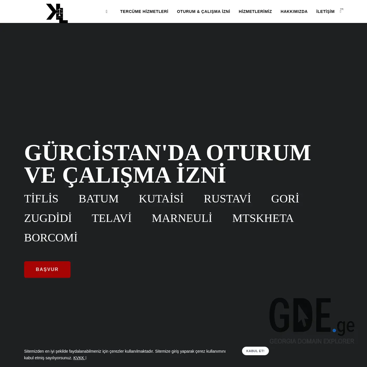 Screenshot of the site lawoffice.com.ge at 2026-03-02