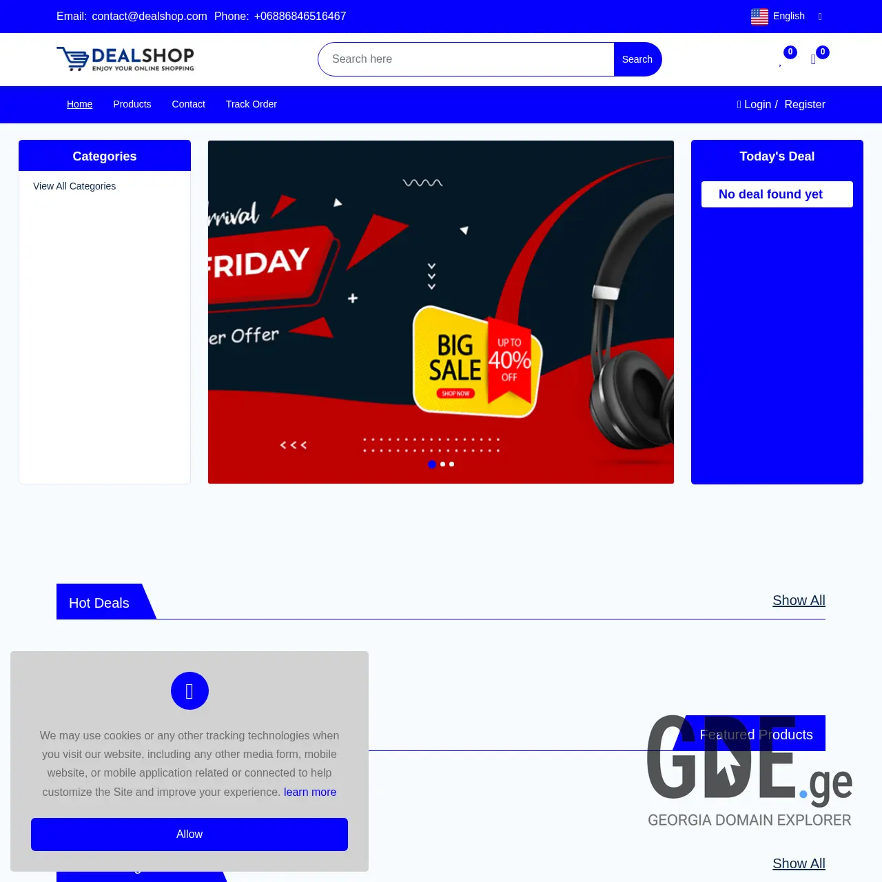 Screenshot of the site lidernet.ge at 2026-03-02