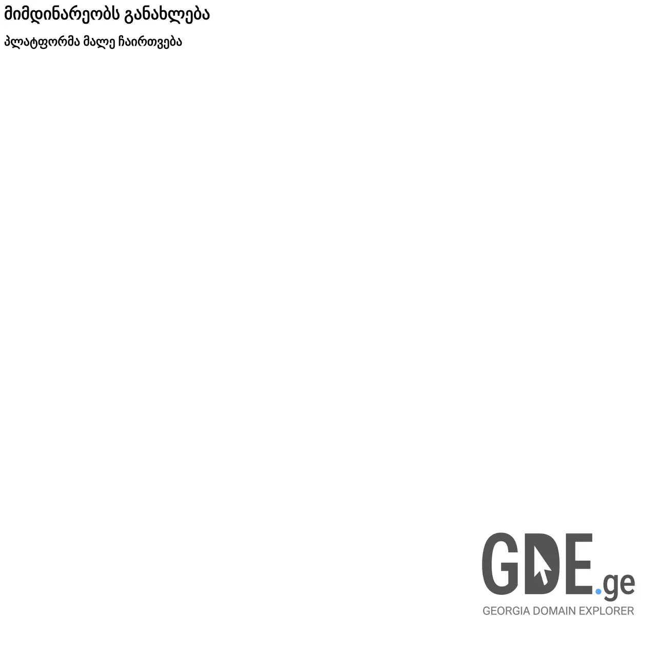 Screenshot of the site logic.ge at 2026-03-28