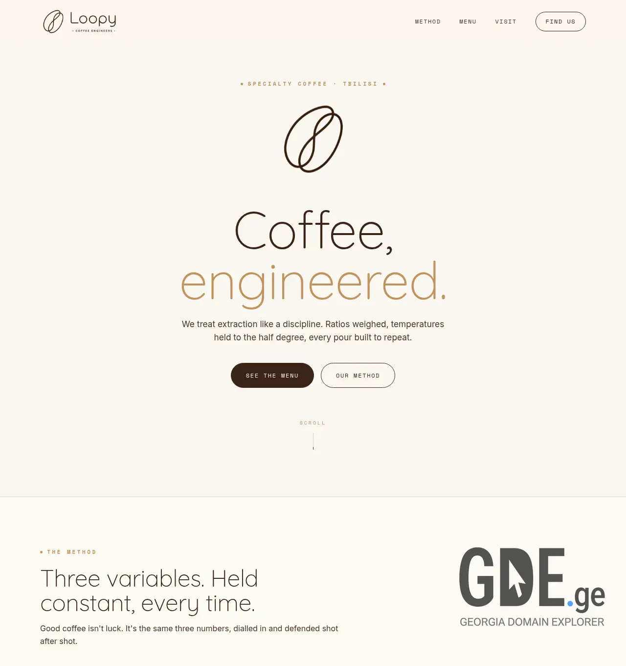 Screenshot of the site loopy.ge at 2026-06-25