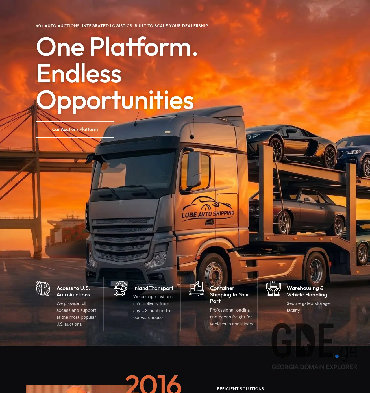 Screenshot of the site lubeavto.ge at 2026-07-09