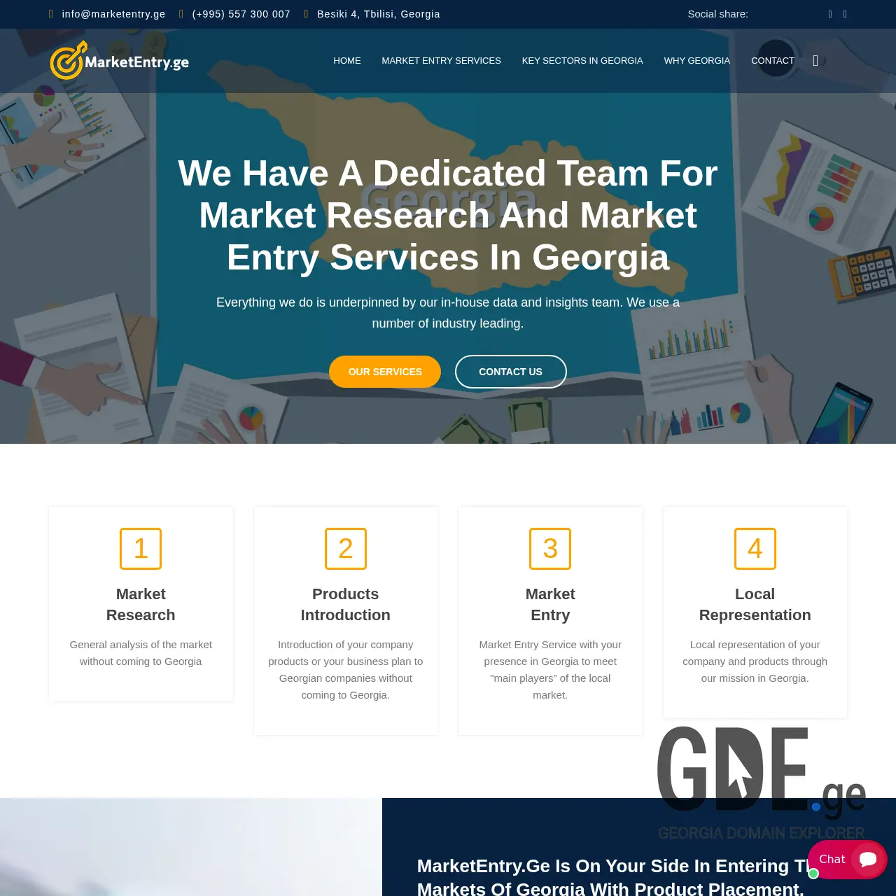 Screenshot of the site marketentry.ge at 2026-03-30