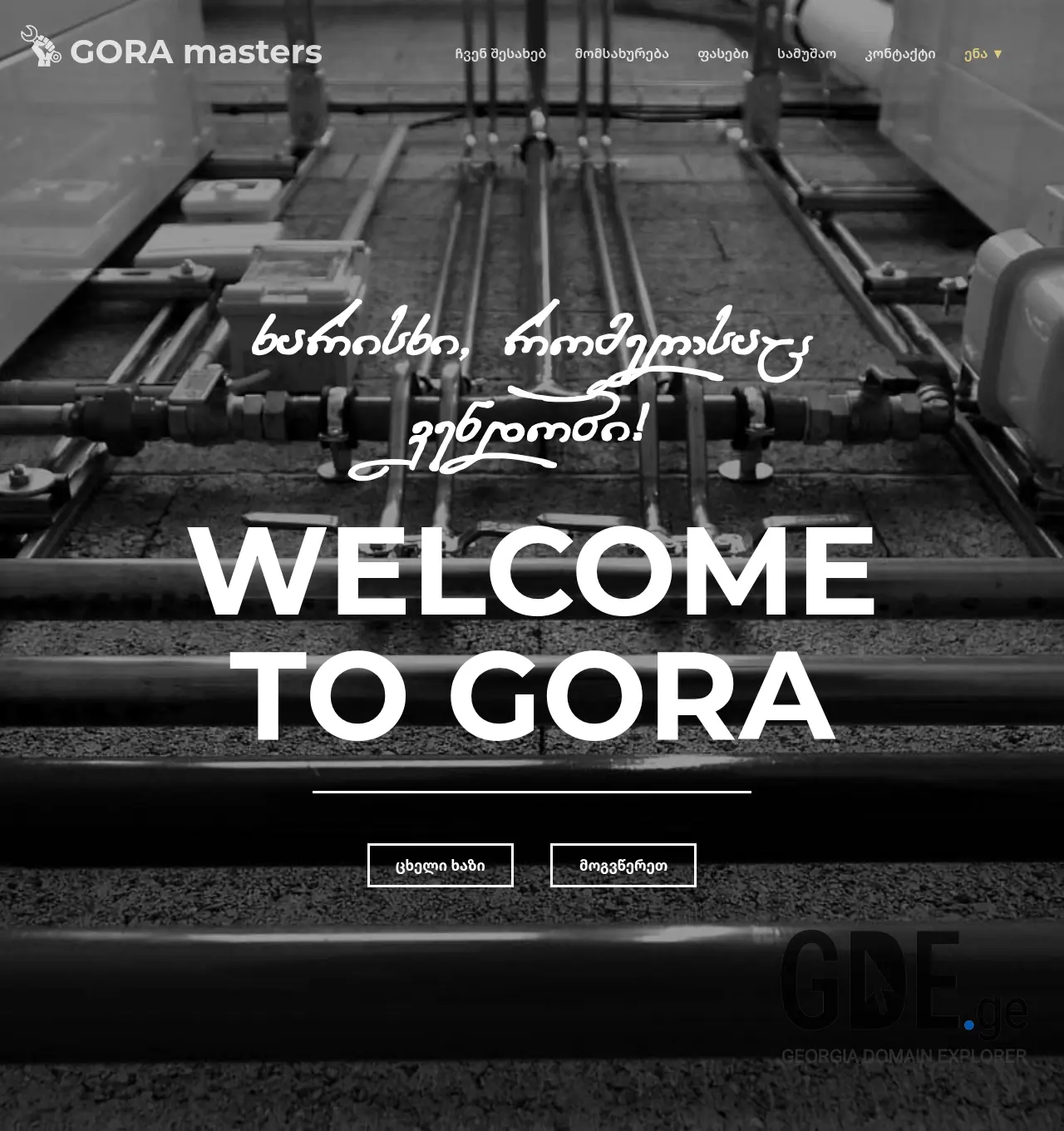 Screenshot of the site masters.ge at 2026-07-17