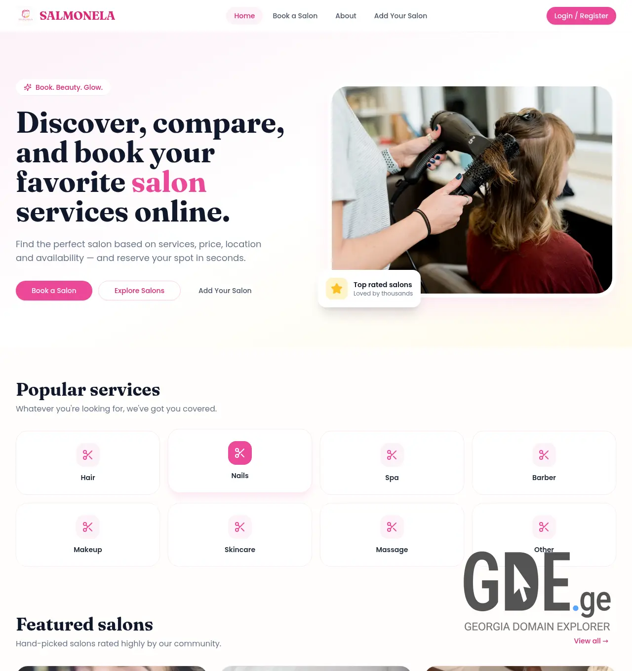 Screenshot of the site mediathone.ge at 2026-07-03