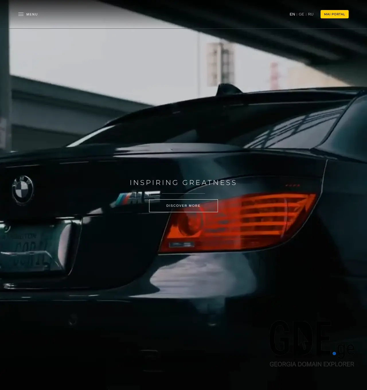 Screenshot of the site megacars.ge at 2026-04-12
