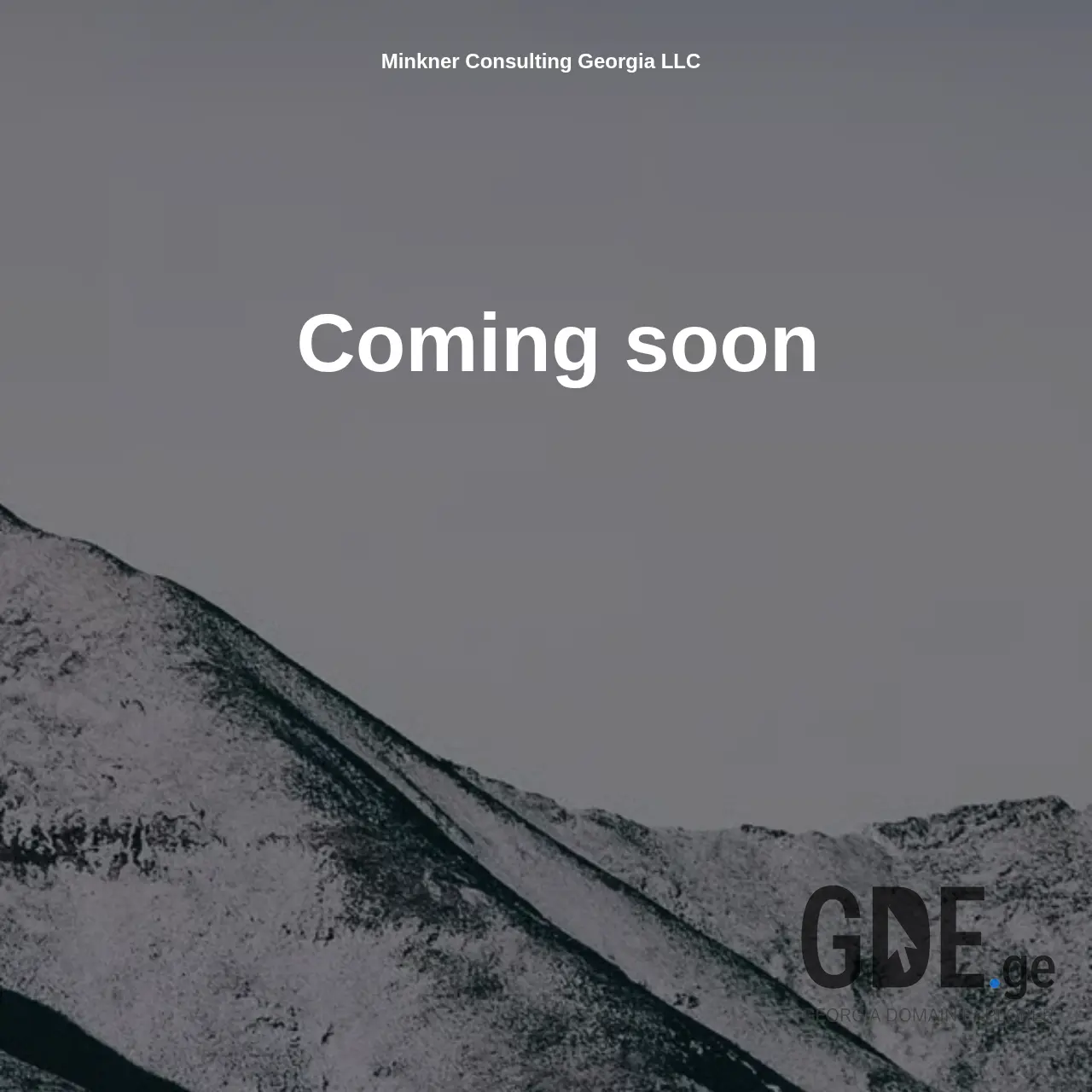 Screenshot of the site minkner.ge at 2026-03-28