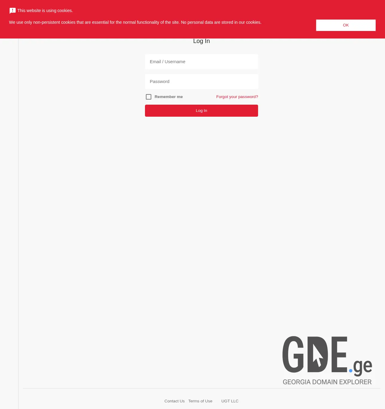 Screenshot of the site msugt.ge at 2026-05-06