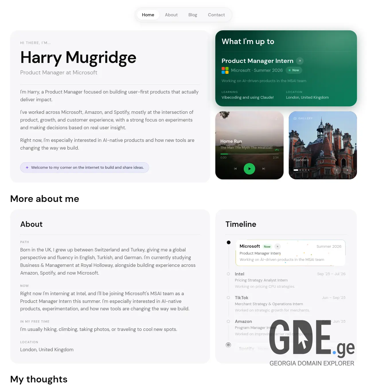 Screenshot of the site mugrid.ge at 2026-05-01