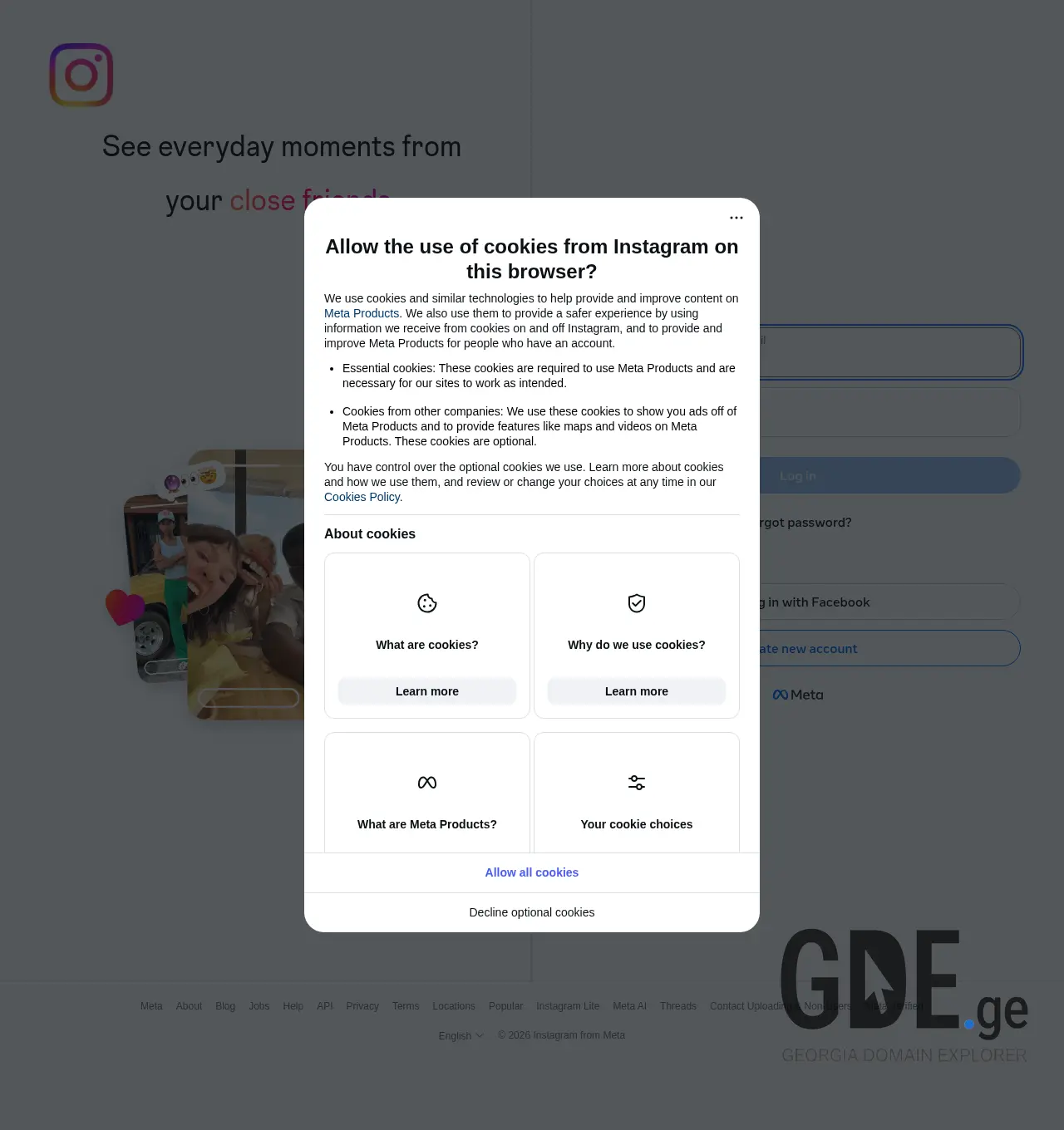 Screenshot of the site muin.ge at 2026-07-17
