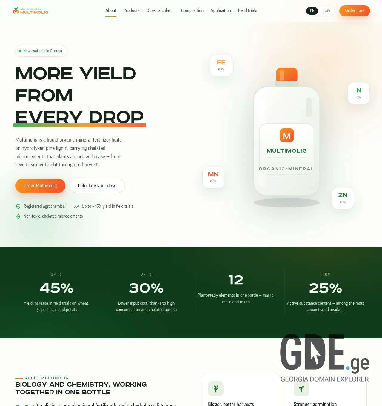 Screenshot of the site multimolig.ge at 2026-07-11