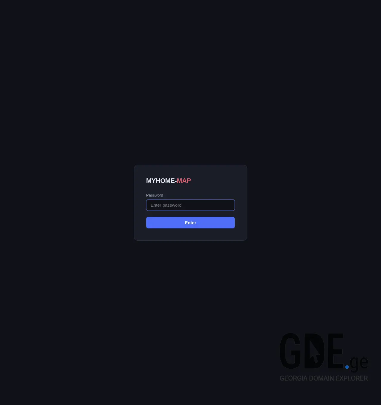 Screenshot of the site myhome-map.ge at 2026-06-23