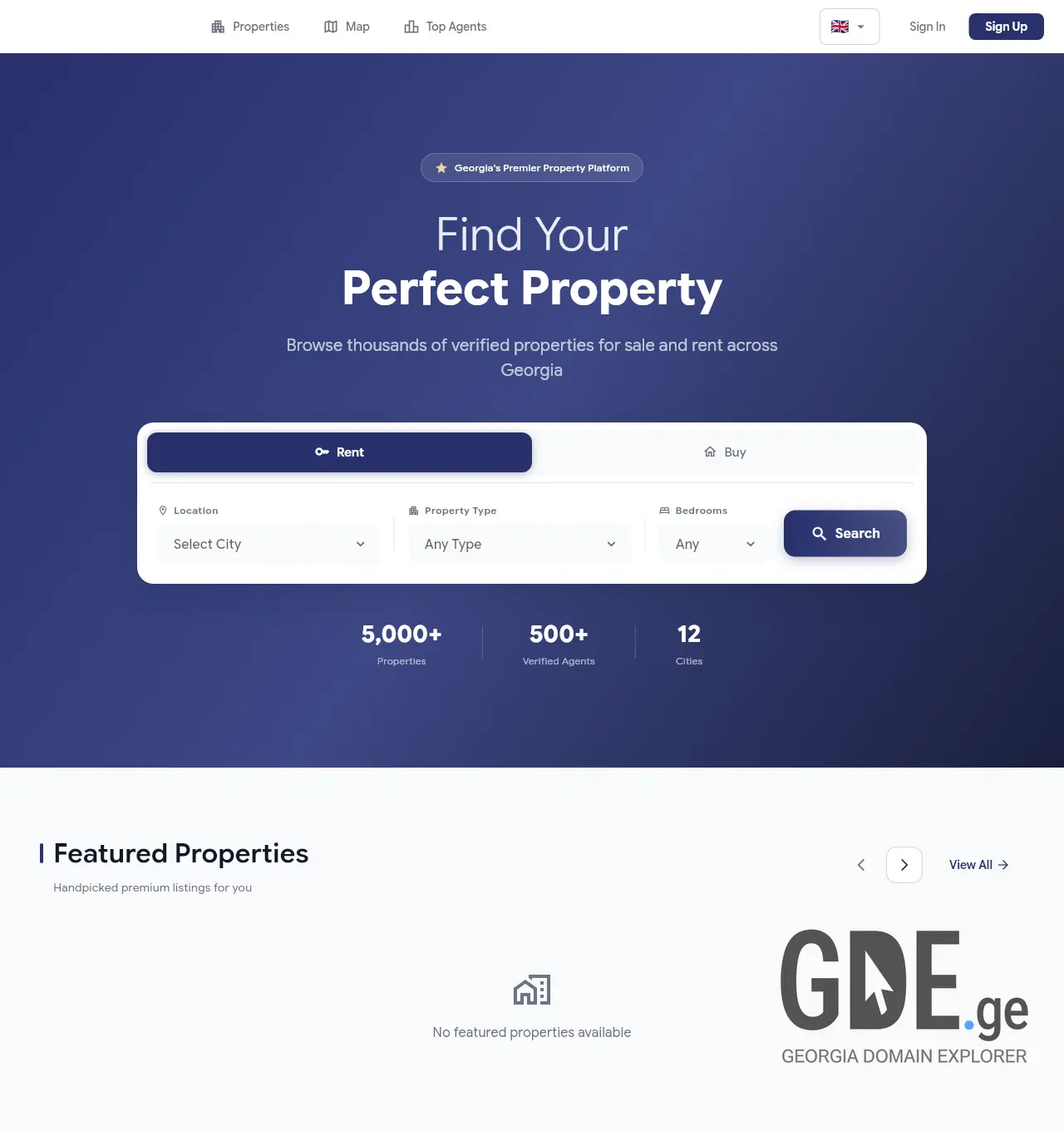 Screenshot of the site mziuri5.ge at 2026-05-29