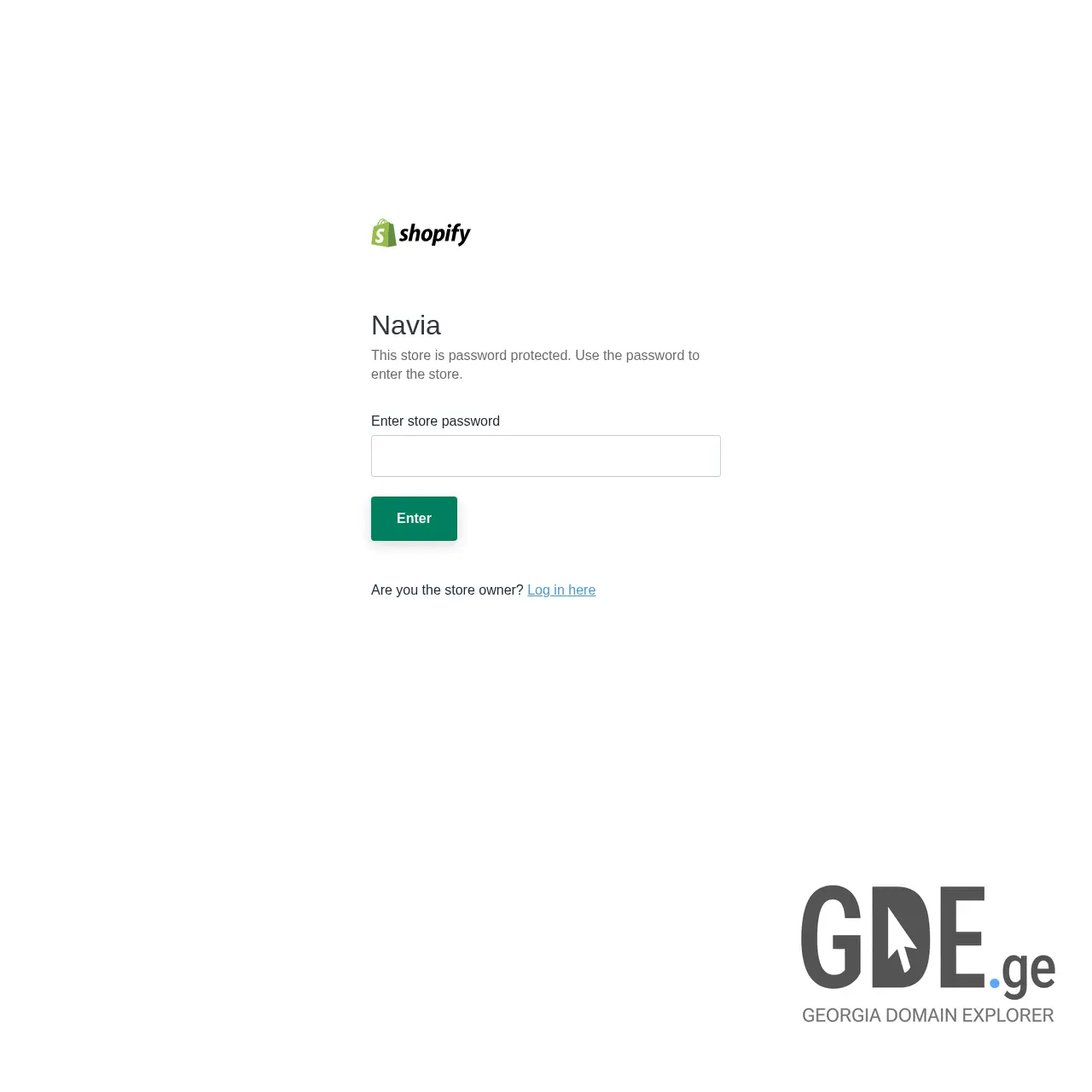 Screenshot of the site navia.ge at 2026-03-10