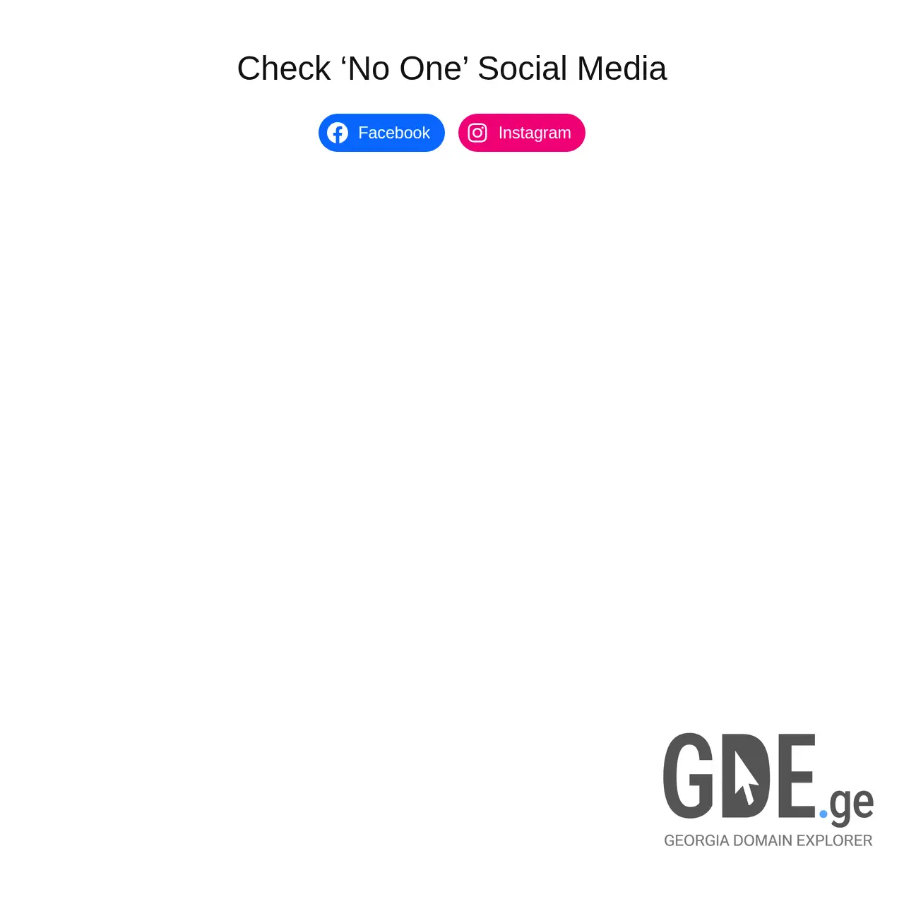Screenshot of the site noone.ge at 2026-03-01