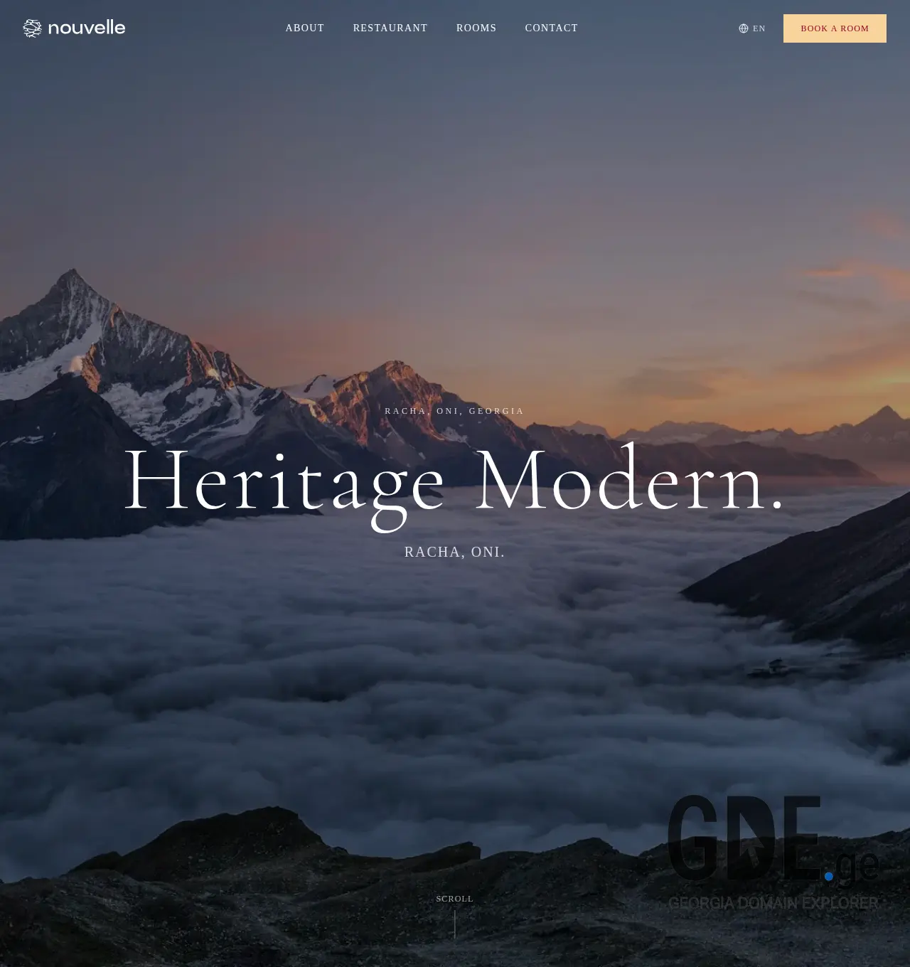 Screenshot of the site nouvelle.ge at 2026-05-25