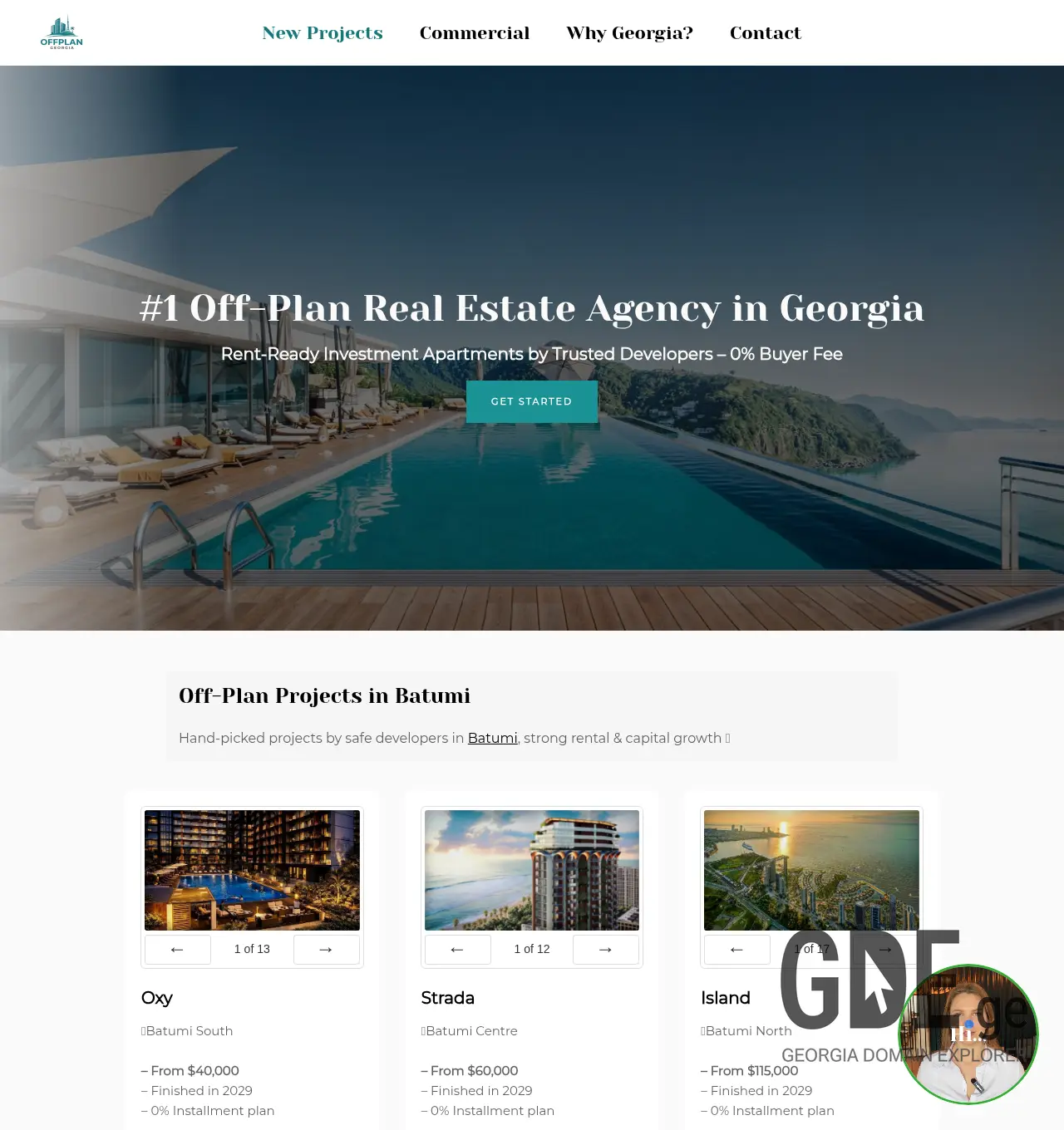 Screenshot of the site offplangeorgia.ge at 2026-04-07