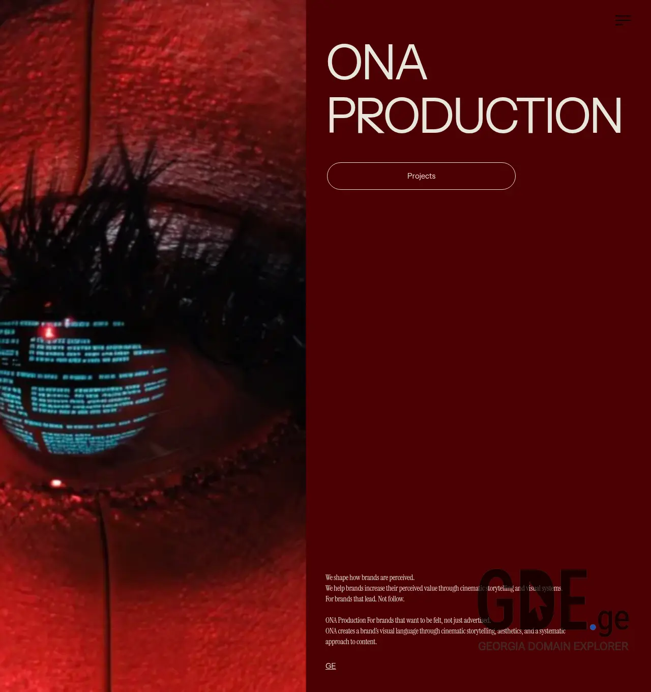 Screenshot of the site ona.ge at 2026-06-25