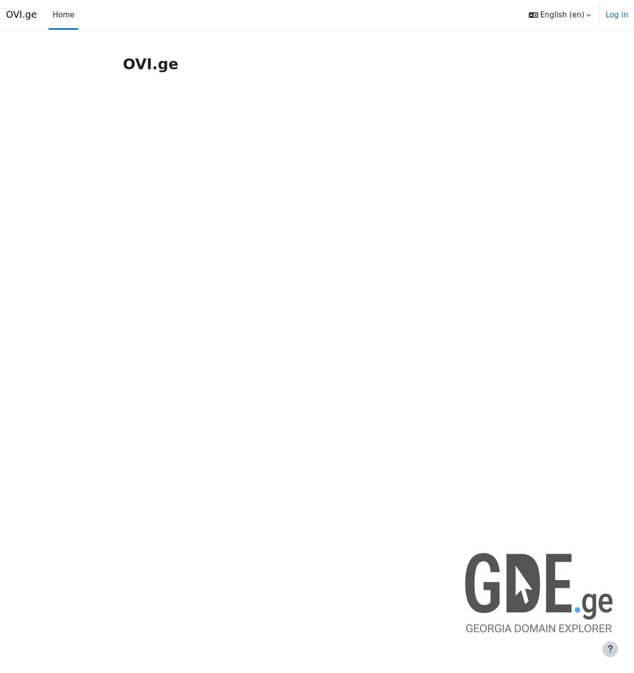 Screenshot of the site ovi.ge at 2026-04-08