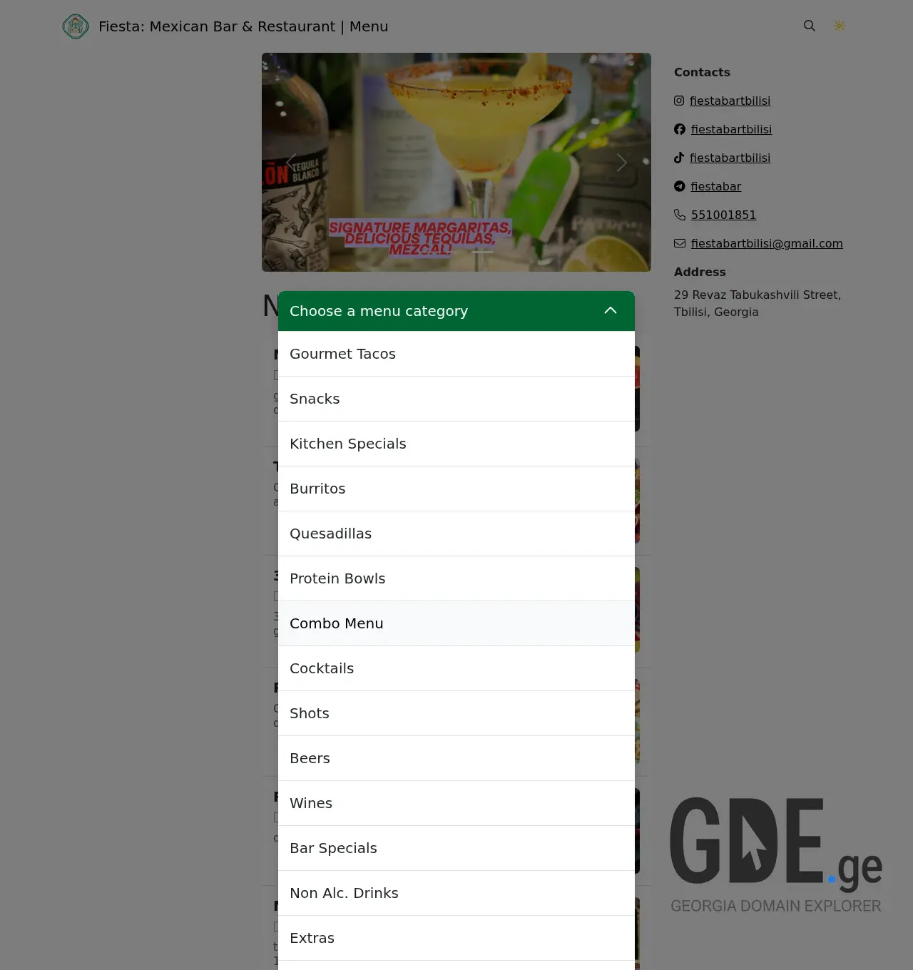 Screenshot of the site pbserum.ge at 2026-07-06