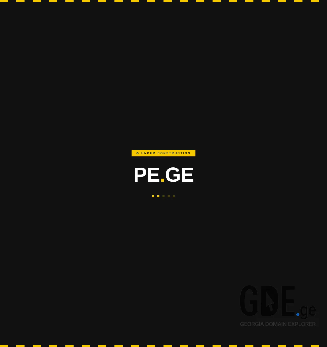 Screenshot of the site pe.ge at 2026-04-16