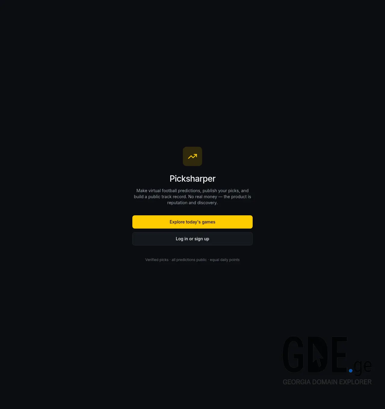 Screenshot of the site picksharper.ge at 2026-06-05