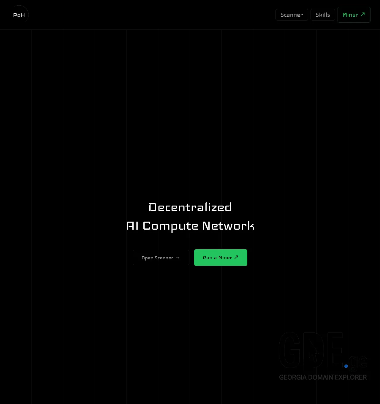 Screenshot of the site poh.ge at 2026-07-13