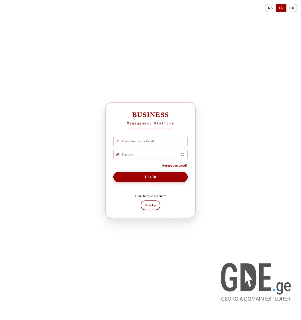 Screenshot of the site prettywoman.ge at 2026-04-24
