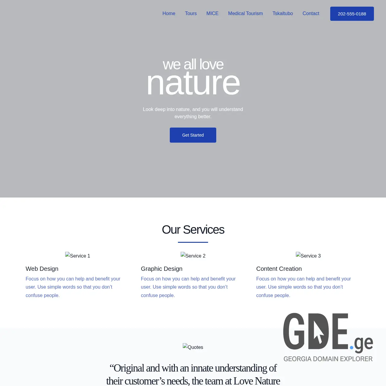 Screenshot of the site promedea.ge at 2026-03-15