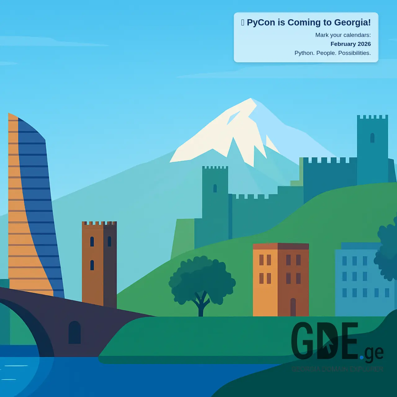 Screenshot of the site pycon.ge at 2026-03-27