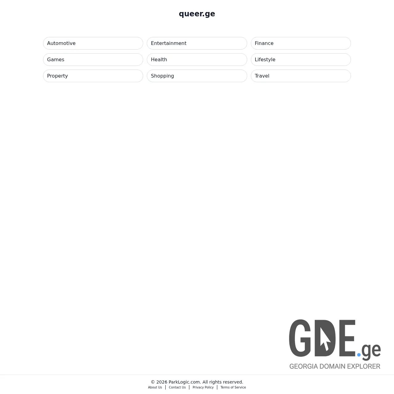 Screenshot of the site queer.ge at 2026-03-29