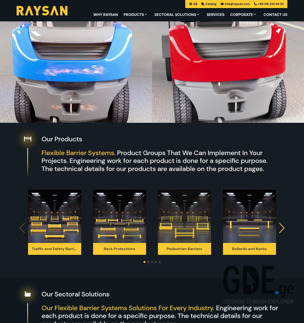 Screenshot of the site raysan.ge at 2026-06-26