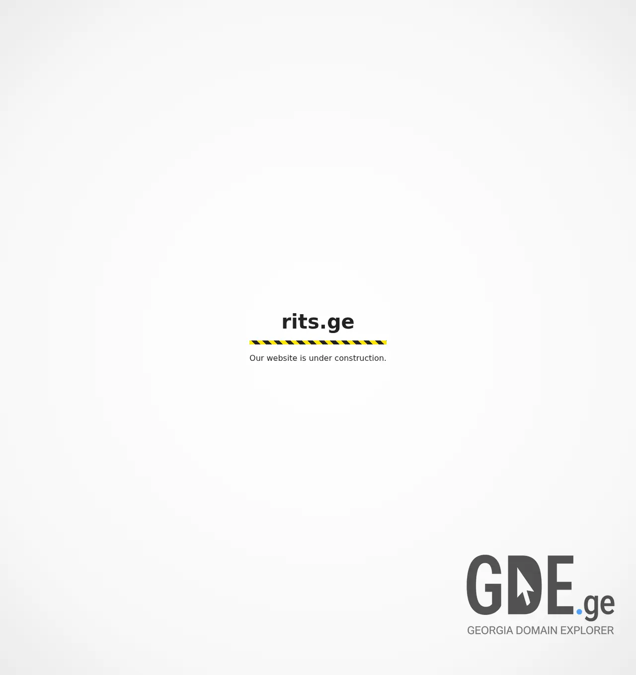 Screenshot of the site rits.ge at 2026-07-26
