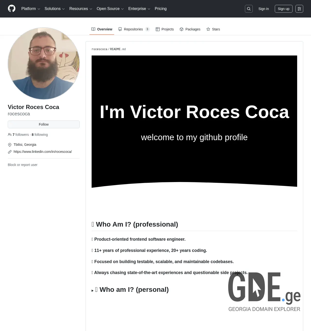 Screenshot of the site rocescoca.ge at 2026-06-28