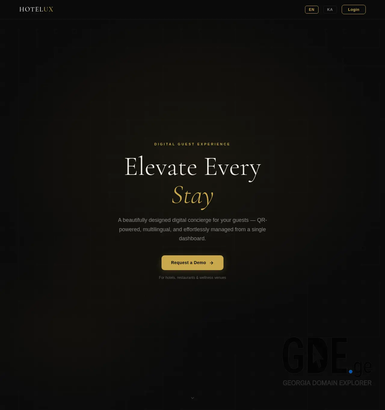Screenshot of the site roompass.ge at 2026-04-16