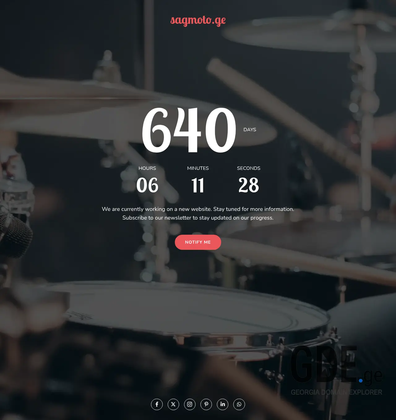 Screenshot of the site sagmoto.ge at 2026-04-10