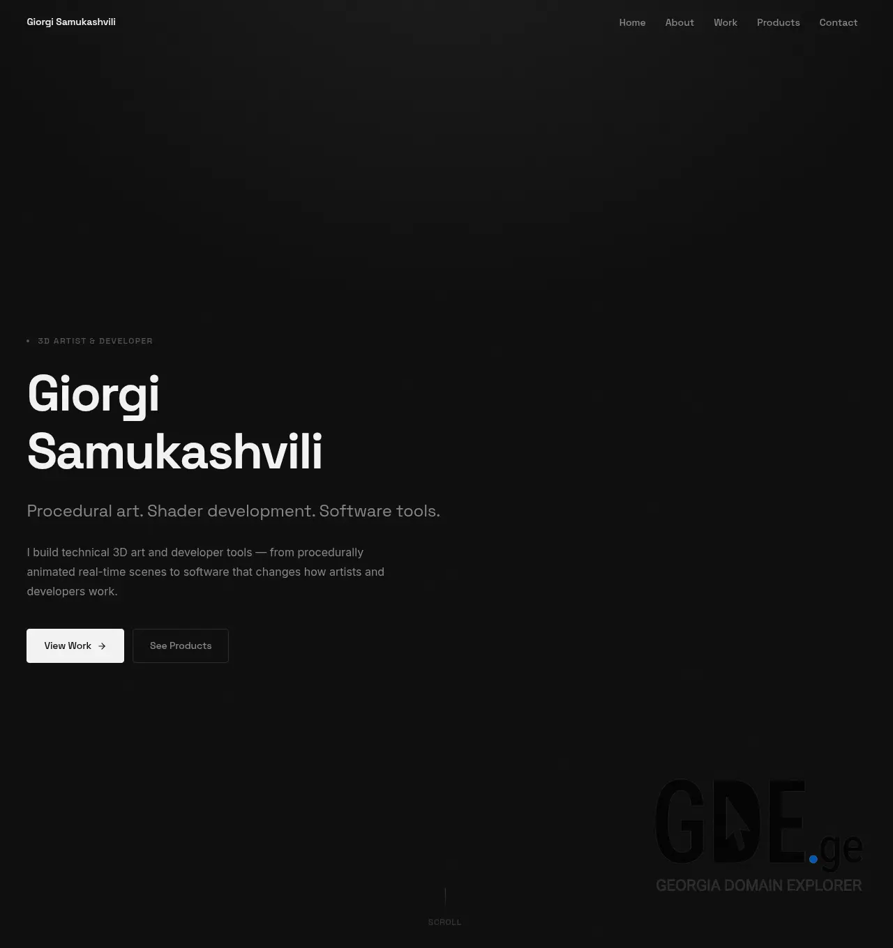 Screenshot of the site samukashvili.ge at 2026-04-11