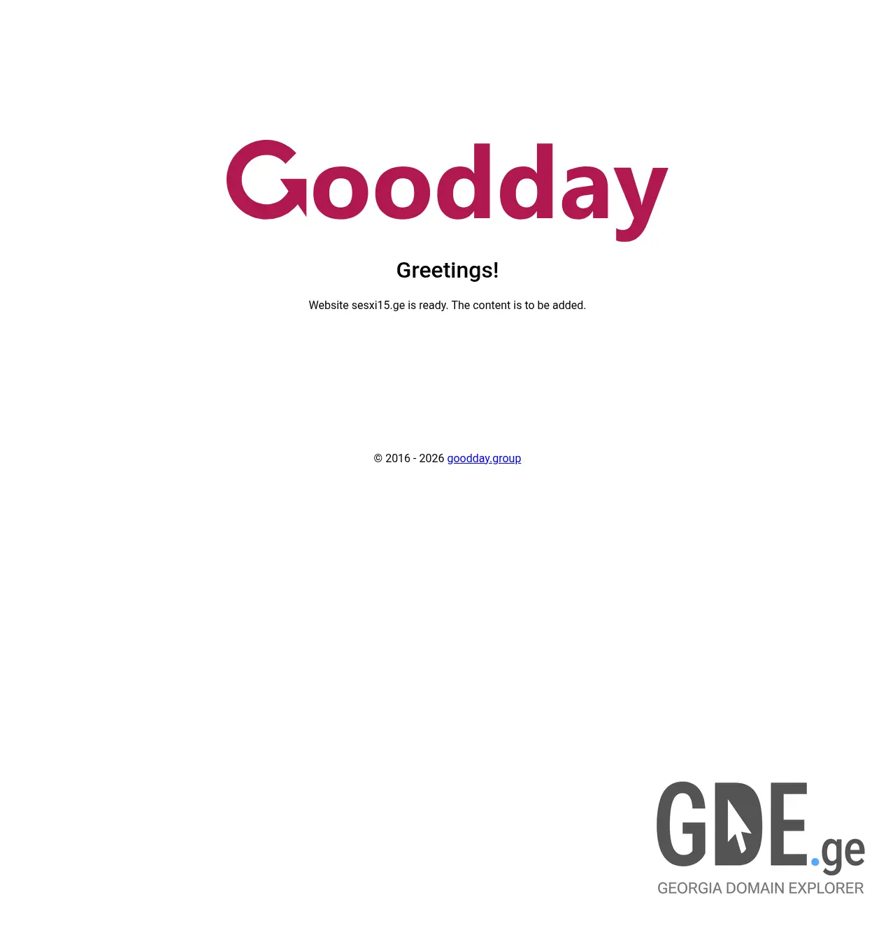 Screenshot of the site sesxi15.ge at 2026-05-10