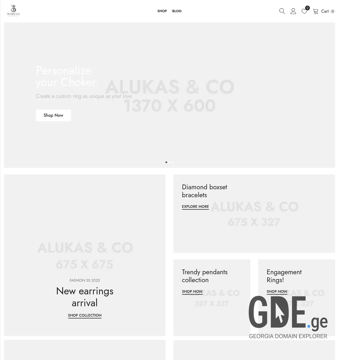 Screenshot of the site sharena.ge at 2026-07-04
