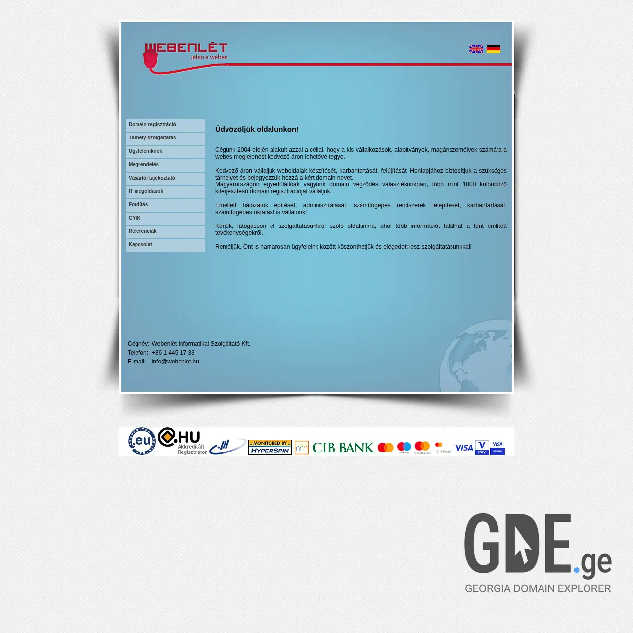 Screenshot of the site sinuforte.ge at 2026-03-26